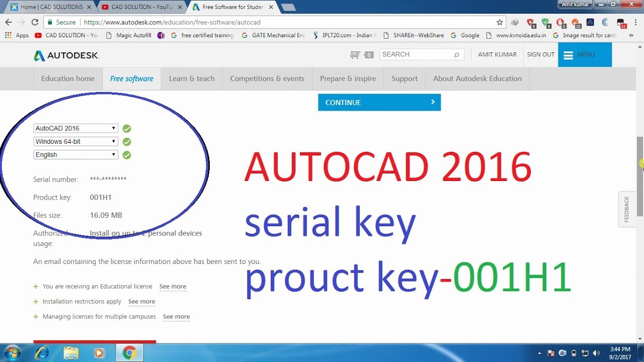 autocad product key list
